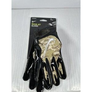 NEW Nike Vapor Jet Football Gloves Salute To Service Mens XL Camo Green Black